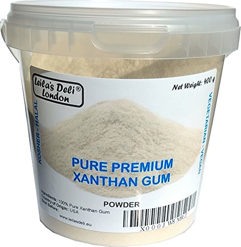 100% pura de la Goma Xantana prima - Grado A (400 g) - Xanthan Gum