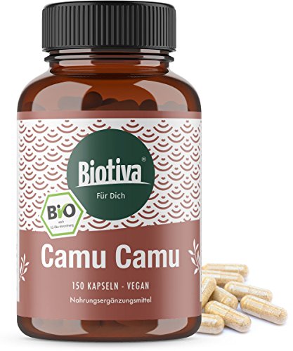 Camu Camu Bio 150 cápsulas, 700 mg, vitamina C natural Champion, recogidos de la naturaleza