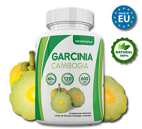 Garcinia Cambogia 100% puro al 60% de HCA, 120 capsulas, supresor natural del apetito y quema grasas