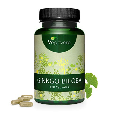 Ginkgo Biloba Vegavero® 6000 mg | EL ÚNICO TESTADO EN LABORATORIO | Sin Aditivos