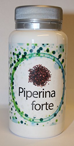 Piperina Forte ( Pimientas negra(titulado 95%) y de cayena) 430mgrs 60 caps.