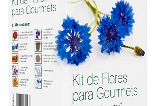 Plant Theatre Kit de Flores para Gourmets - 6 variedades comestibles de flores para crecer.